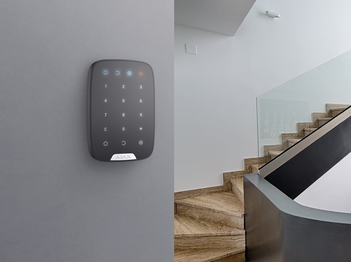 KeyPad Jeweller v kancelářských prostorách