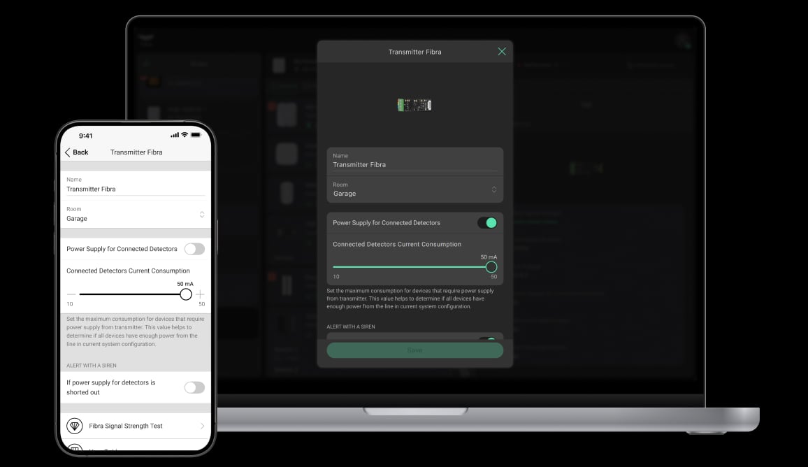 Zabezpečení přes smartphone a PC