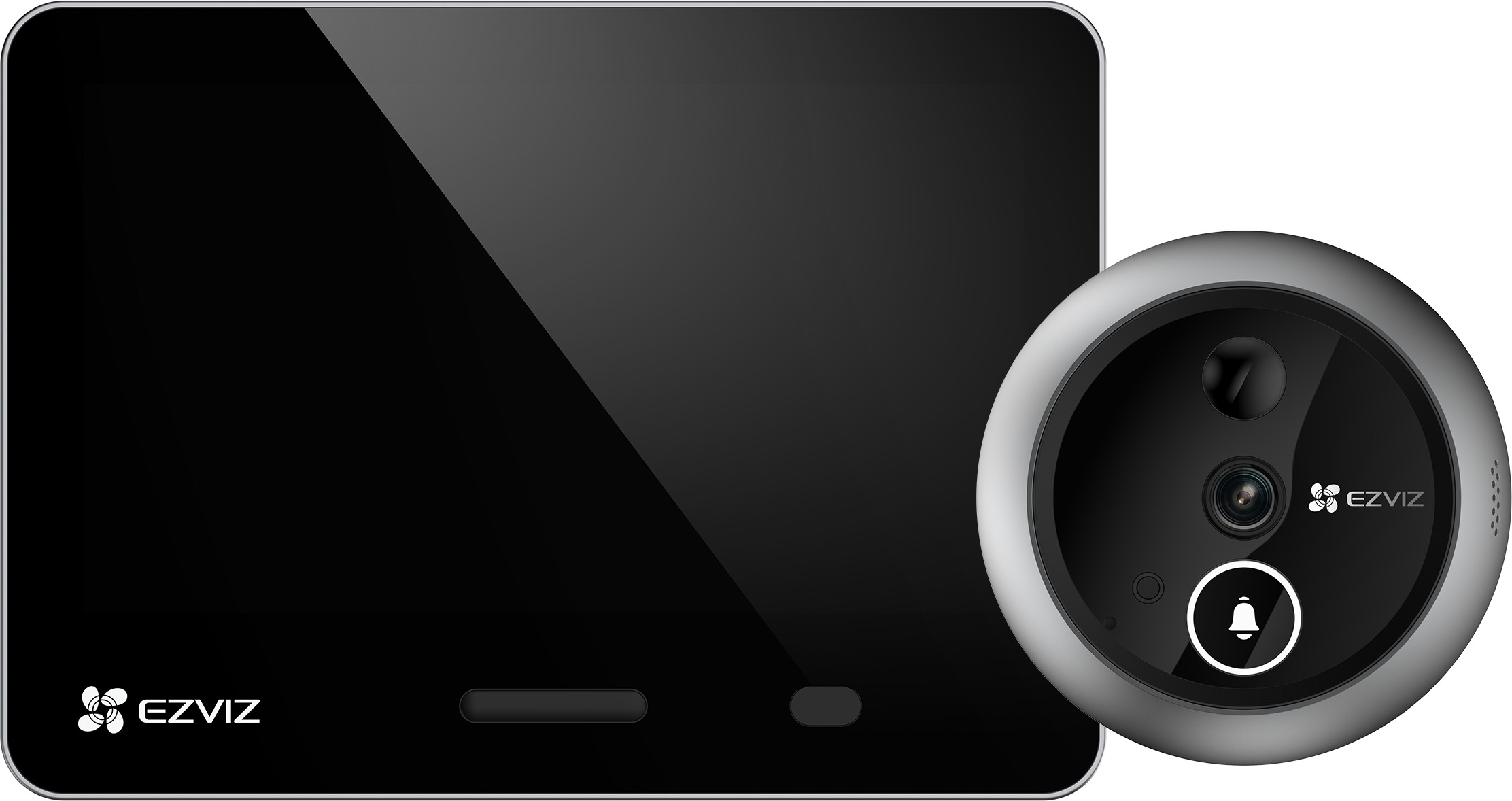 EZVIZ Chytré WiFi dveřní kukátko EP4 (Silver)