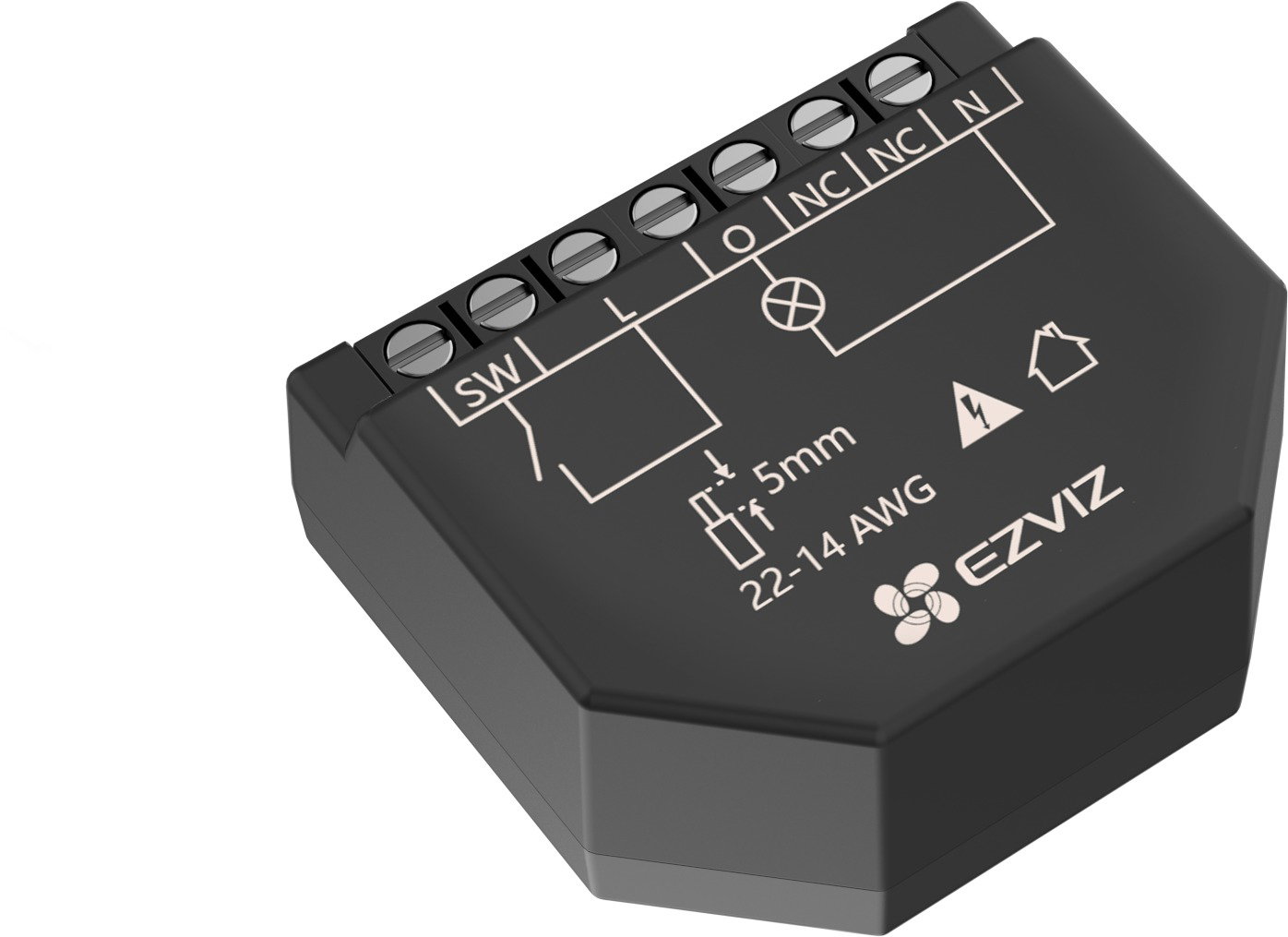 EZVIZ Chytrý spínací Wi-Fi modul T35-R100-WM (1ch, meranie spotreby)