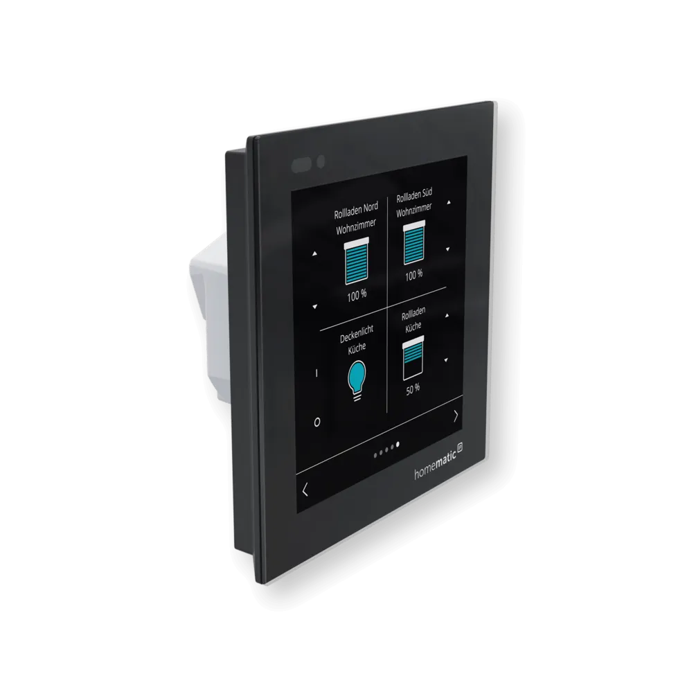Homematic IP Glass Display - HmIP-WGD 4 Bezdotykový Quick Action