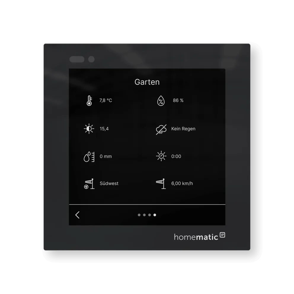 Homematic IP Glass Display - HmIP-WGD 9 Quick Action bezdotykové ovládání